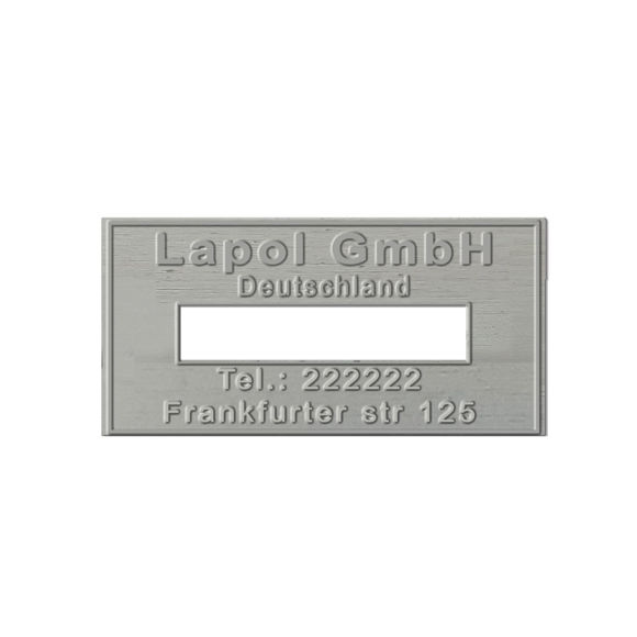STEMPELPLATTE COLOP EXPERT LINE DATA 3360