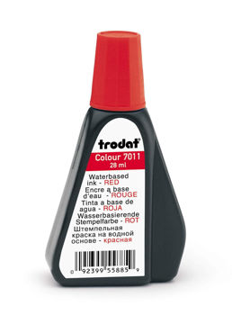 Bild von Stempelfarbe Rot