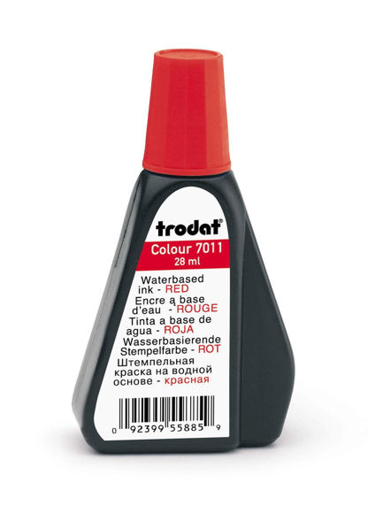Bild von Stempelfarbe Rot